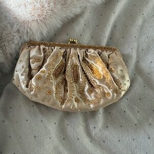 Satin clutch